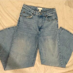H&M Wide Leg High Waisted Jeans
